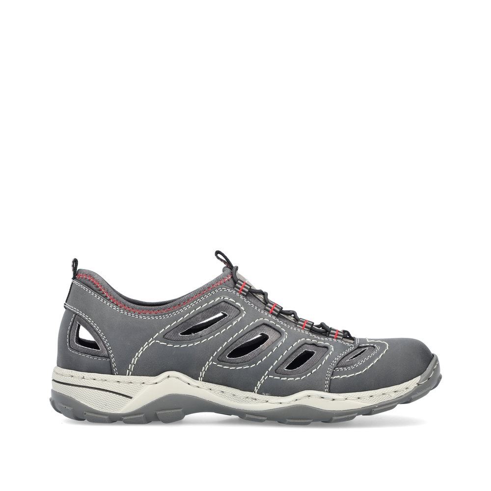 Rieker Herren Slipper mondgrau S13  08065-46 