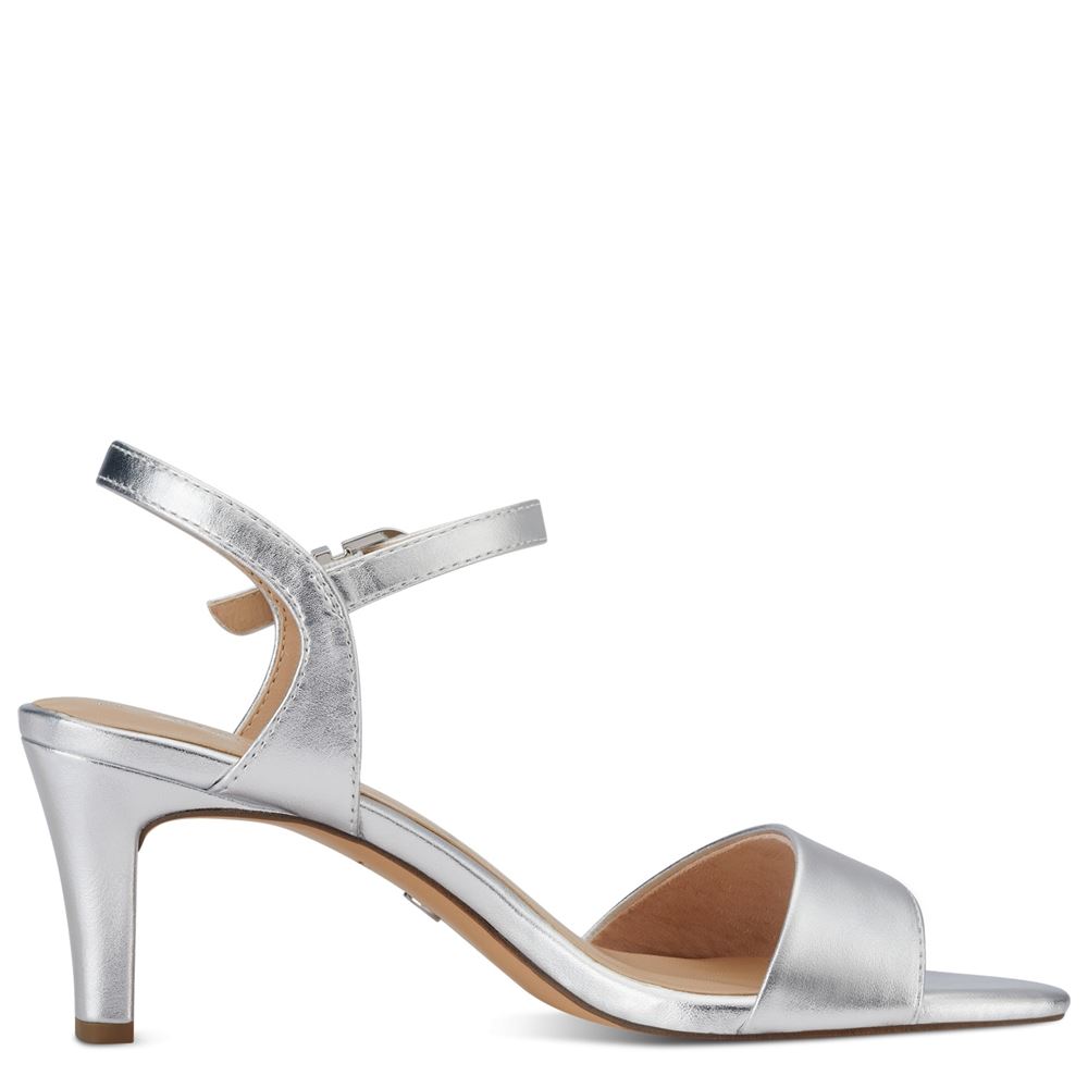 Tamaris Sandalette klassisch weiß silber S13  1-1-28008-20 