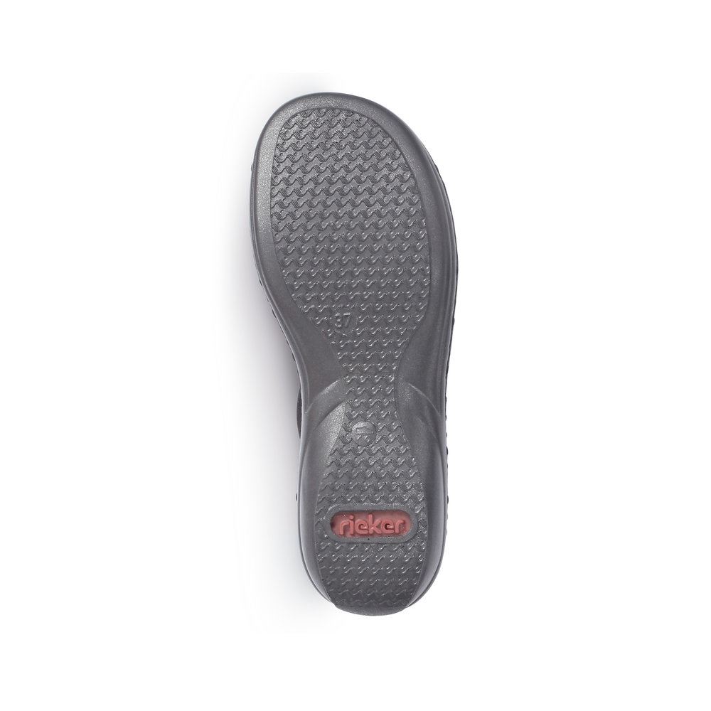 Rieker Antistress Damen Sandale Riemchensandale Gummizug schwarz S13 60806-00 