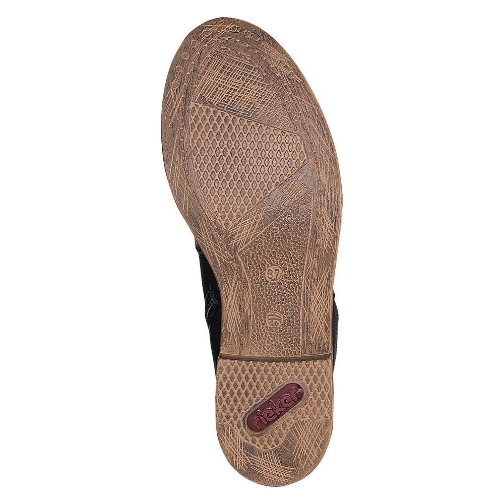 Rieker Antistress Schnürboot Stiefelette schwarz S21  77431-00 