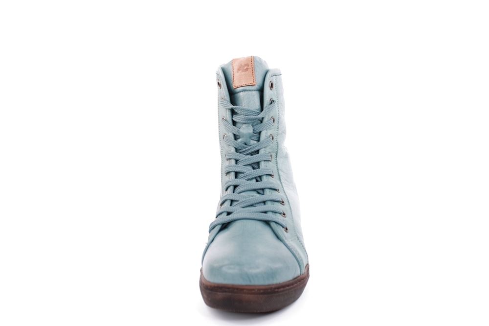 Andrea Conti Damen Schnürboots Schnürstiefelette Leder Warmfutter blau S22 0342856797 