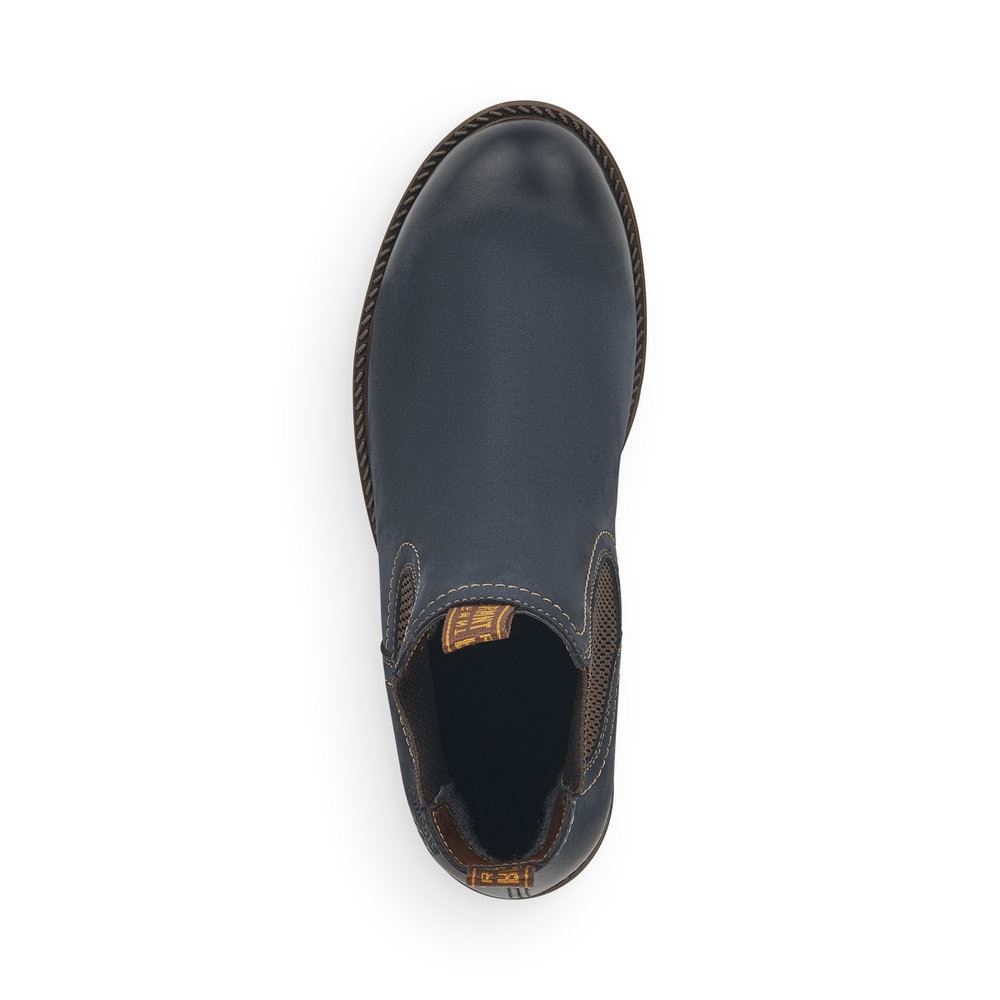 Remonte Chelsea- Boots TEX- Membran Leder blau S21  D8472-14 37 | pazifik/brown | G