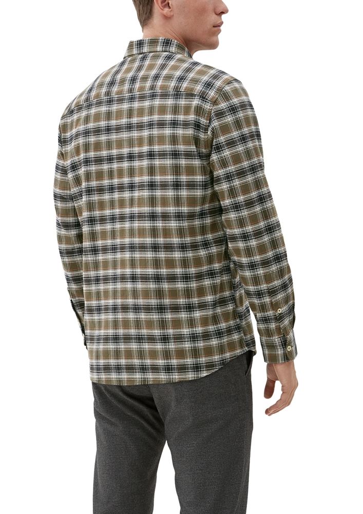 s.Oliver Hemd Regular: Karohemd aus Twill S22 2121004 