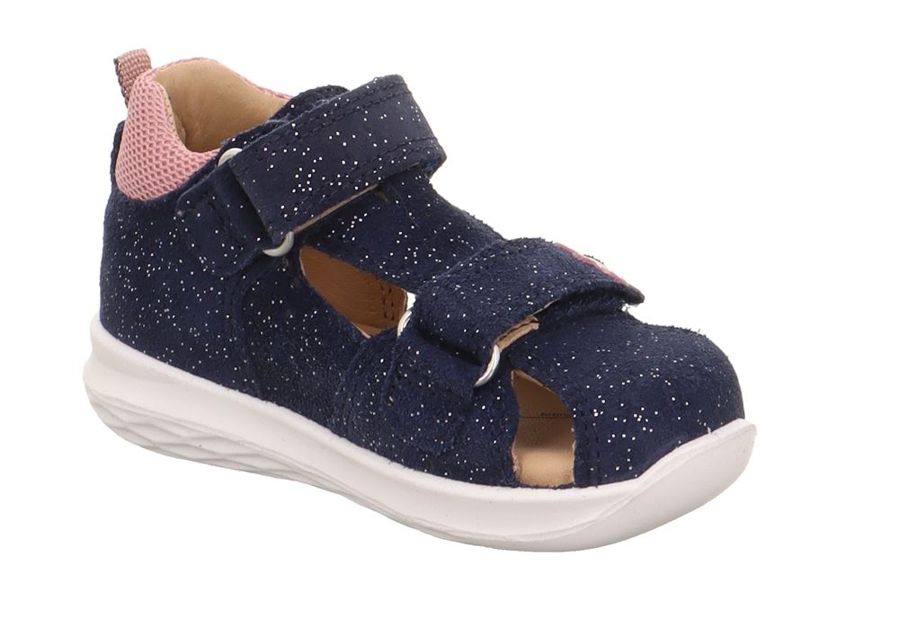 Legero Sandale mit Klettverschluss BUMBLEBEE - blau/rosa S13  1-000388-8000 