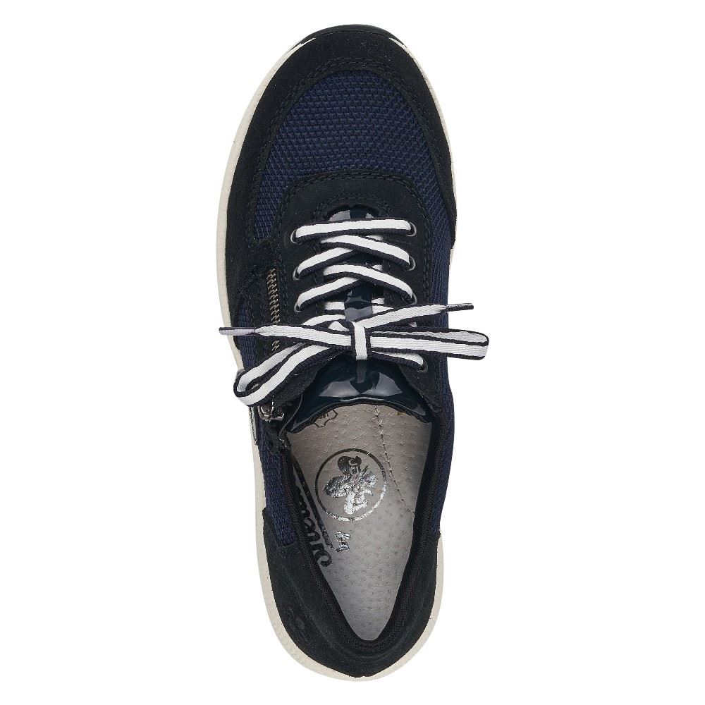 Rieker Antistress Schnürschuh Sneaker blau S12 N8451-14 38 | pazifik/marine/ | F