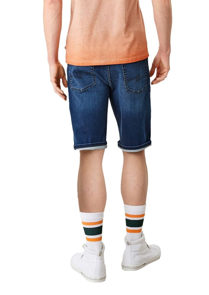 QS designed by Herren Jeans- Shorts blau S12  2111945 