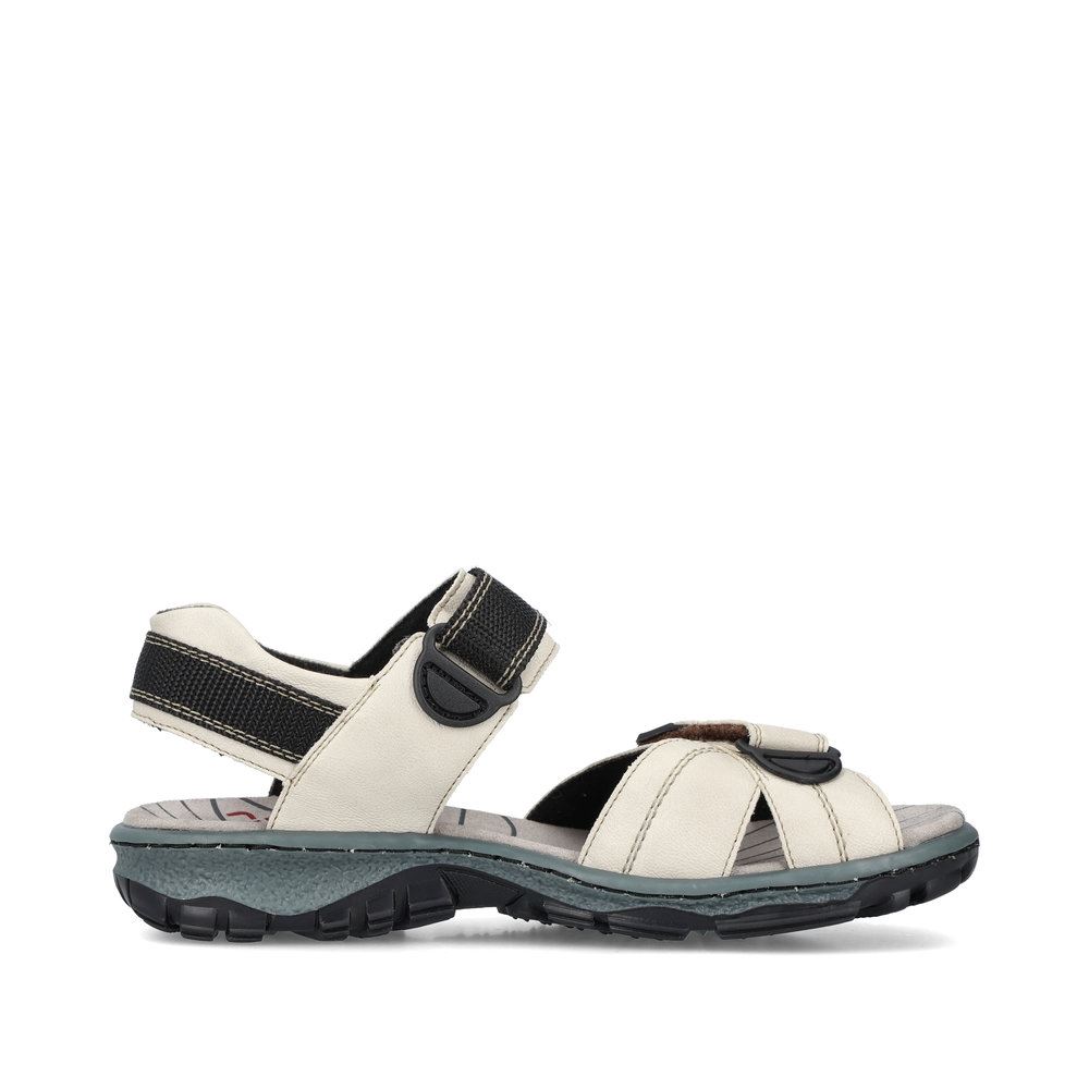 Rieker Damen Trekkingsandalen perlweiß S13  68851-80 