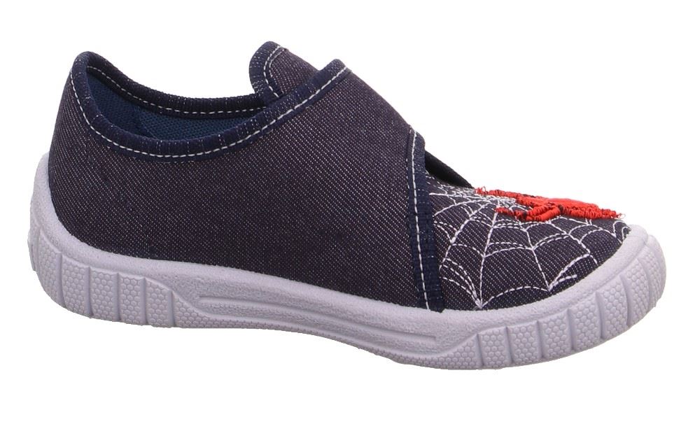superfit Hausschuh BILL blau rot spider 1-000271-8100 