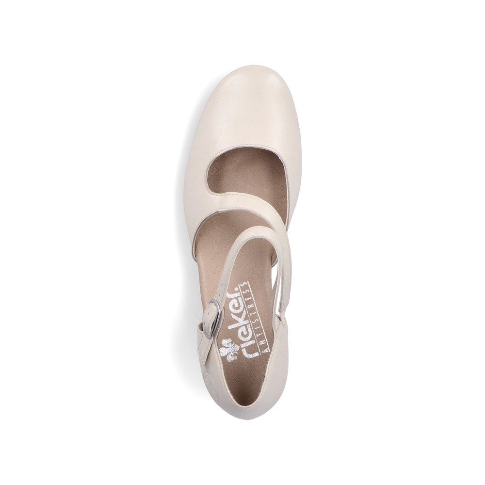 Rieker Damen Pumps cremeweiß S13  41780-80 