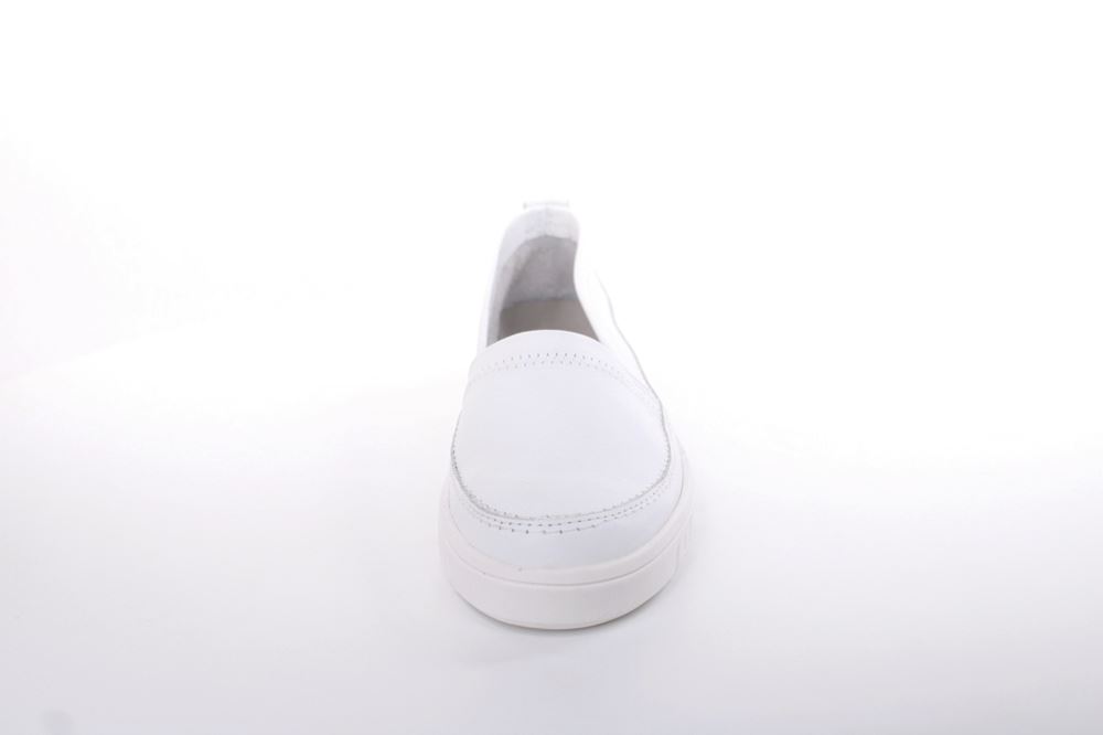 ACO TILDA 06 Damen Slipper Leder weiß, grau  S13 1295/10916 