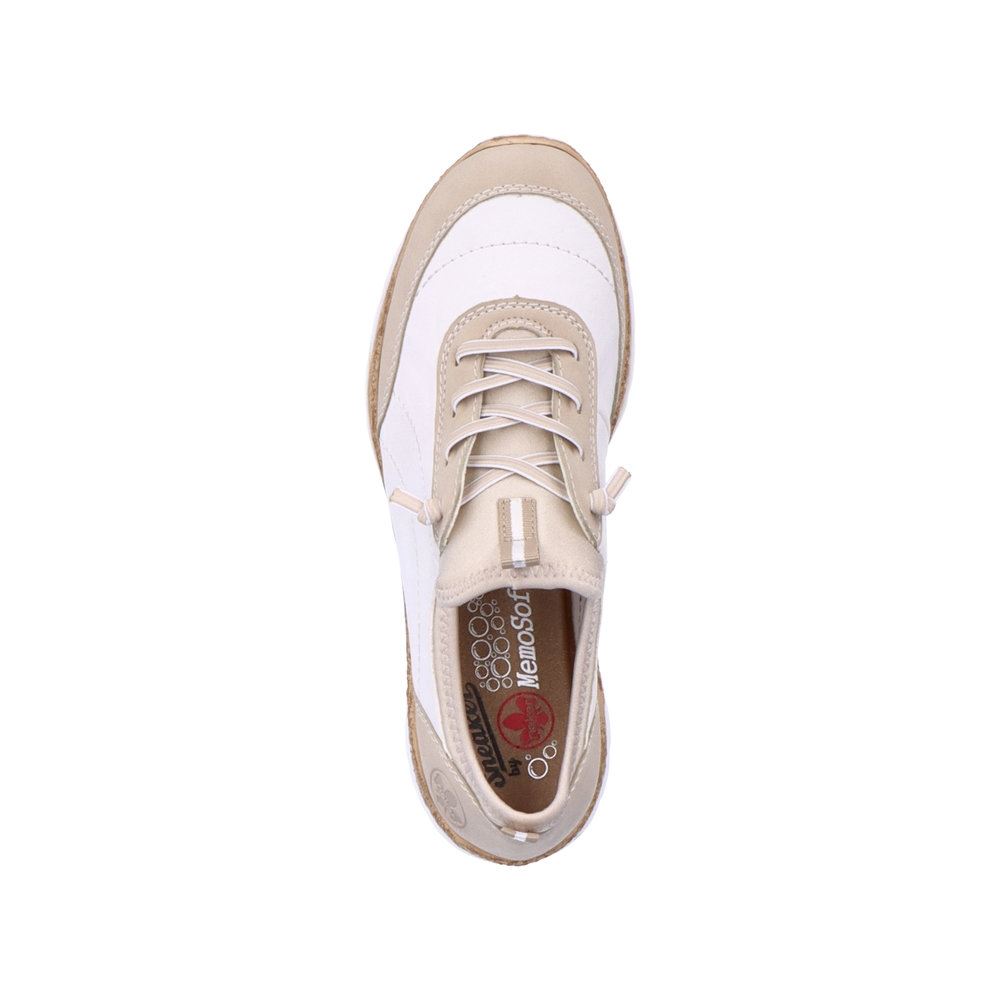 Rieker Antistress Damen Slipper Memosoft Decksohle beige S13 N4253-80 