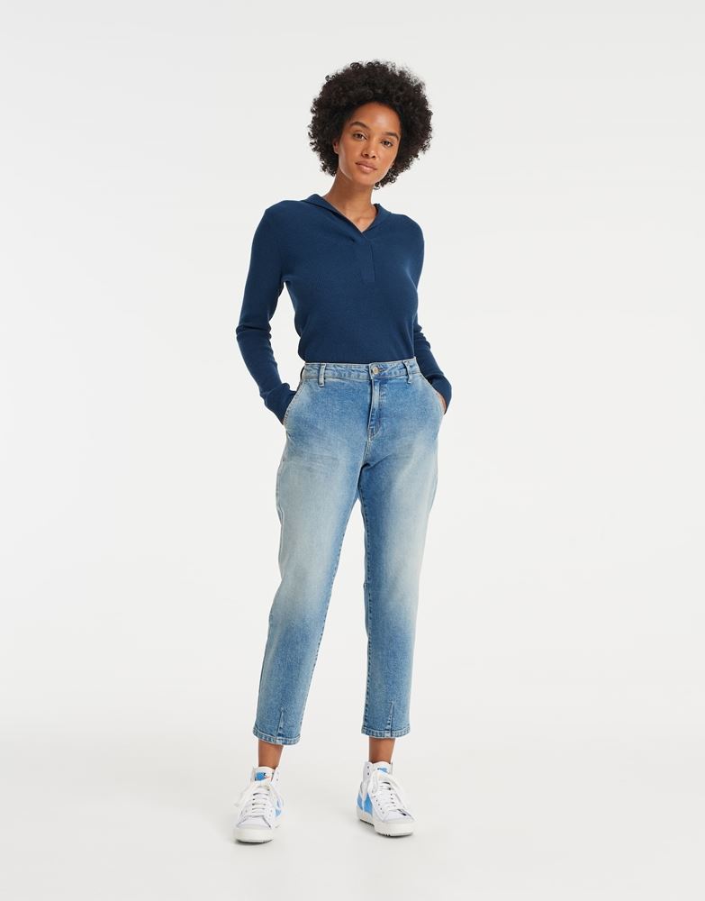 OPUS Jeans Lanea helle Waschung blau S22 10127310972148 
