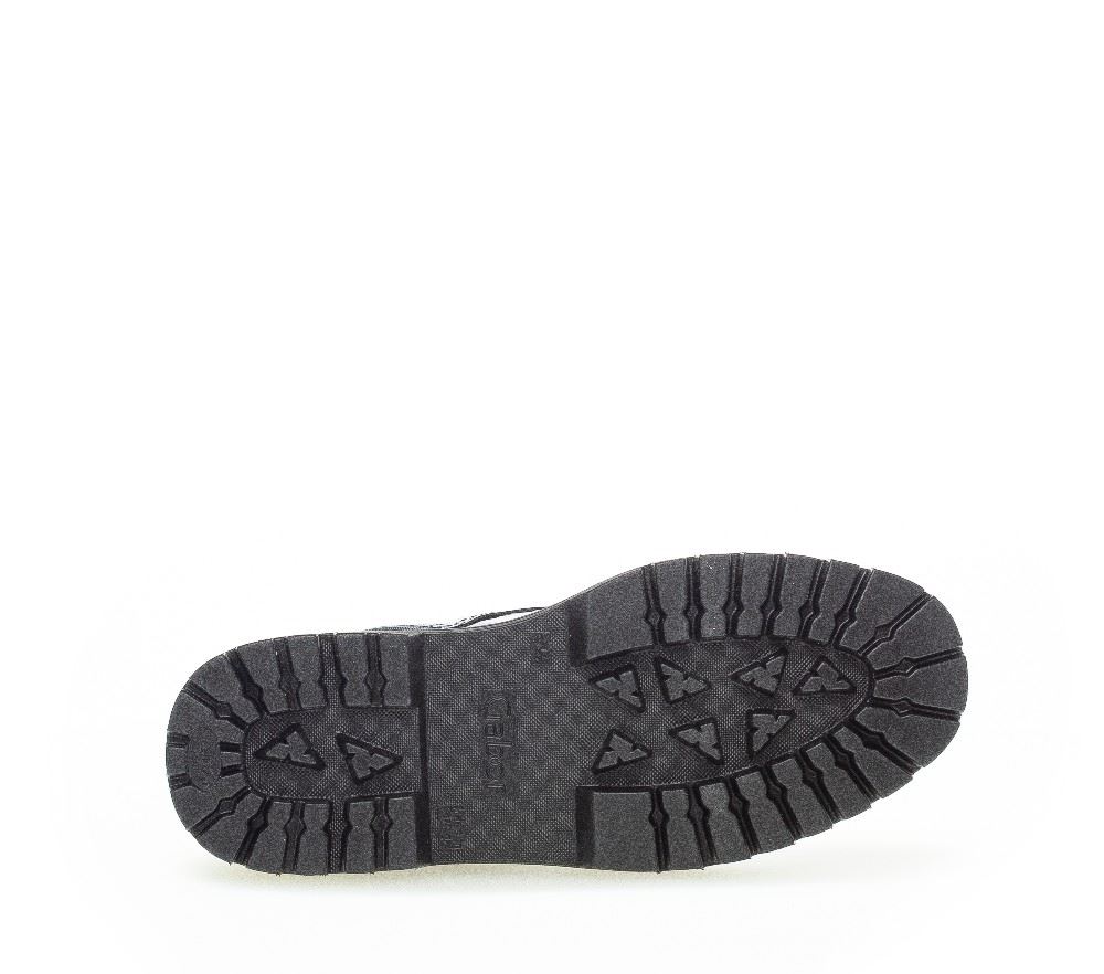 Gabor Schnürstiefelette schwarz S21 71.721.90 5,5 | schwarz (weiss) | F