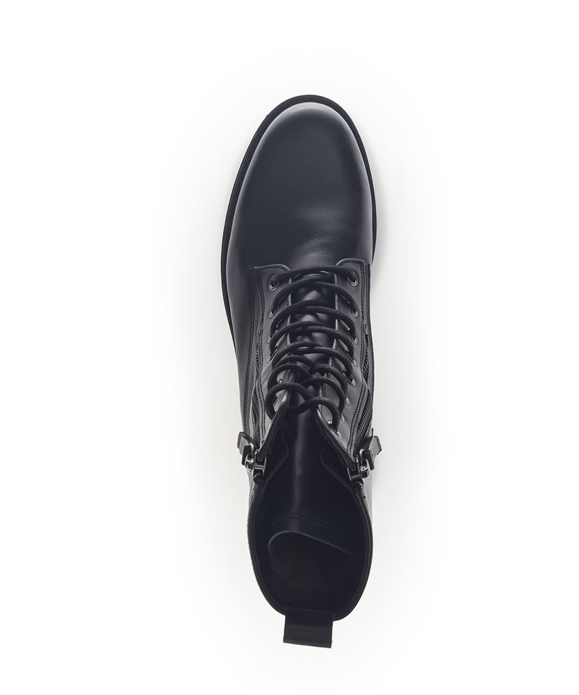 Gabor Biker Boots Leder Wechselfußbett schwarz S23 32.785.87 