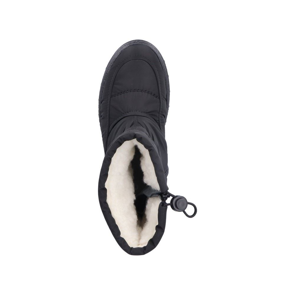 Rieker Antistress Damen Winterboots Schneeboots TEX- Membran Warmfutter schwarz S22 X9080-00 40 | schwarz/schwarz | F