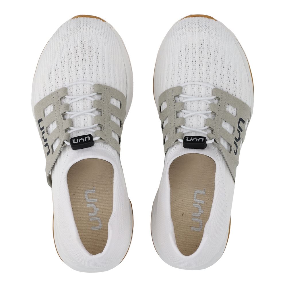 UYN HARU SHOES SX4 Damen Sneaker Merinowolle weiß, grau S13 Y100191 