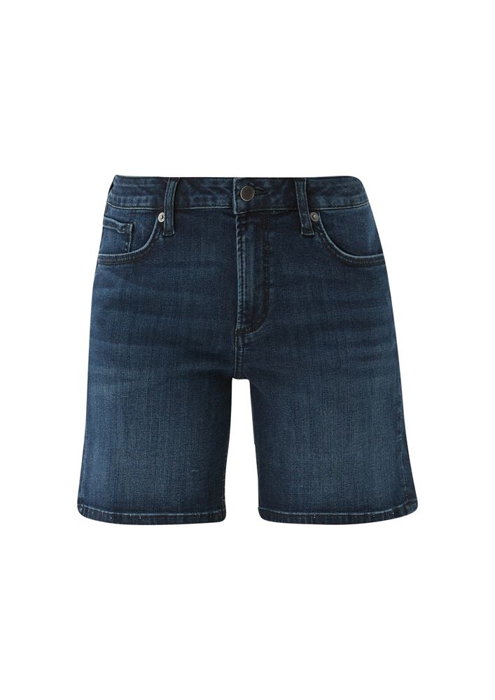 QS designed by Regular: Shorts mit Waschung S13 2131032 