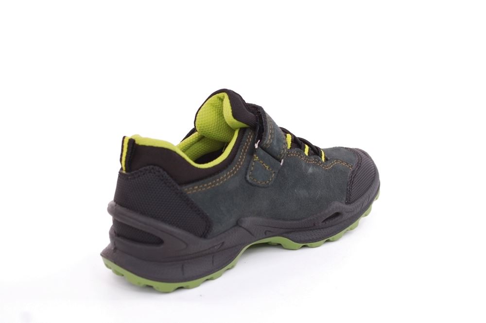 IMAC Kinder-Schuh Outdoor- Schuh Klettverschluss TEX- Membran grün, blau. grau S22 282338 33 | d.grün/grün | 
