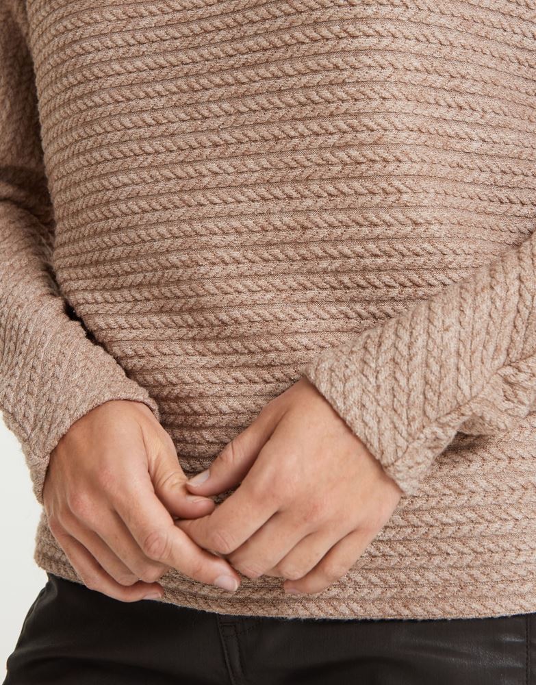 OPUS Sweater Gelai braun S22 10095910758100 44 | 20008 nutmeg | 