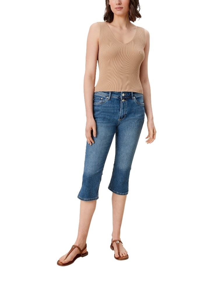 s.Oliver Capri Jeans verschiedene Waschungen 2114259 32 | 58Z4 dark blue | 