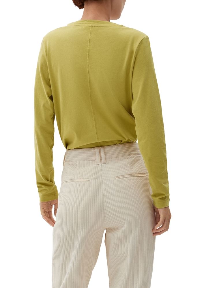 s.Oliver Shirt  Print-Longsleeve mit 3/4-Ärmeln 2122515 46 | 14D1 YELLOW | 
