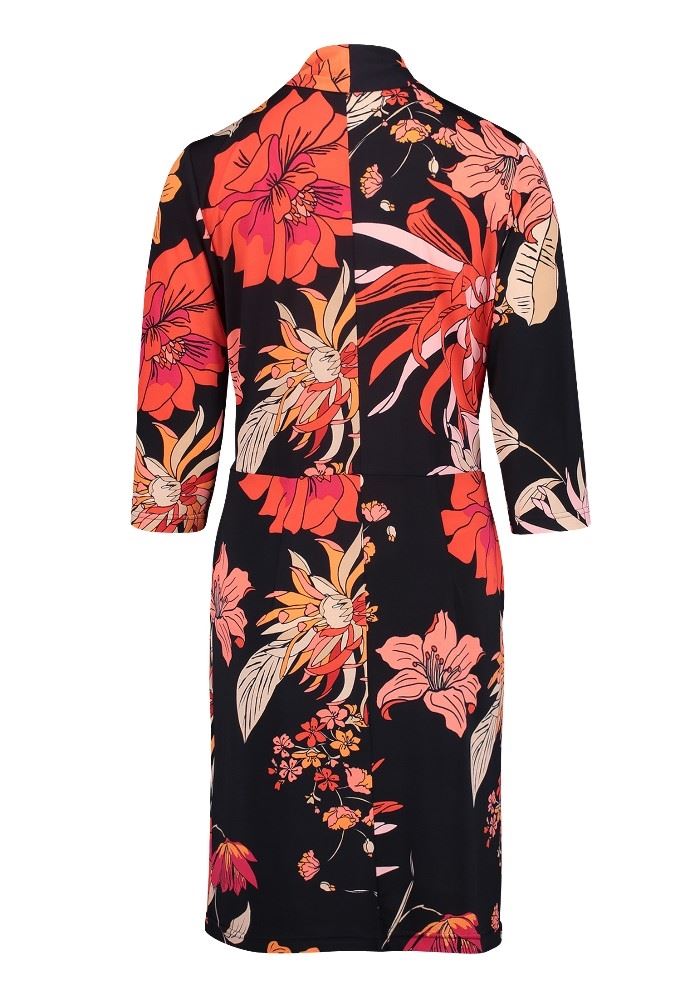 Betty Barclay Kleid Jersey 3/4 Arm floral blau rosa S12 11301029 