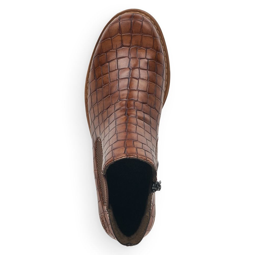 Rieker Antistress Chelsea Boots  Reptilien-Optik braun S21 Z4994-25 39 | palisander/brow | F