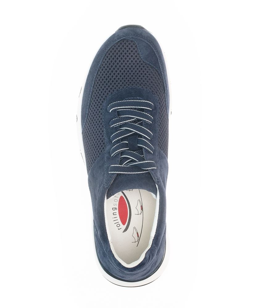 Gabor rollingsoft Damen Sneaker low Materialmix blau  S13   26.897.36 