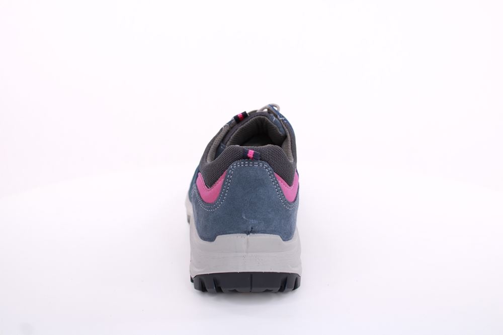 Imac Damen Trekkingschuh Wanderschuh Schnellschnürung Leder/ Mesh blau S13 356740 