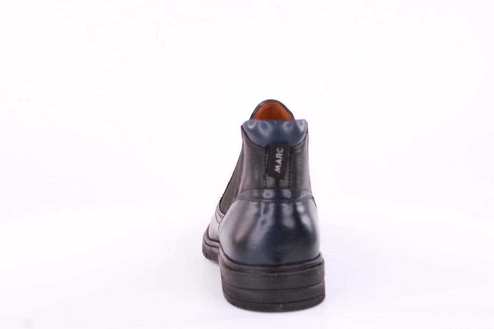 Marc Shoes Herren Chelsea- Boots Leder schwarz S21 831841 40 | 00671 black | 