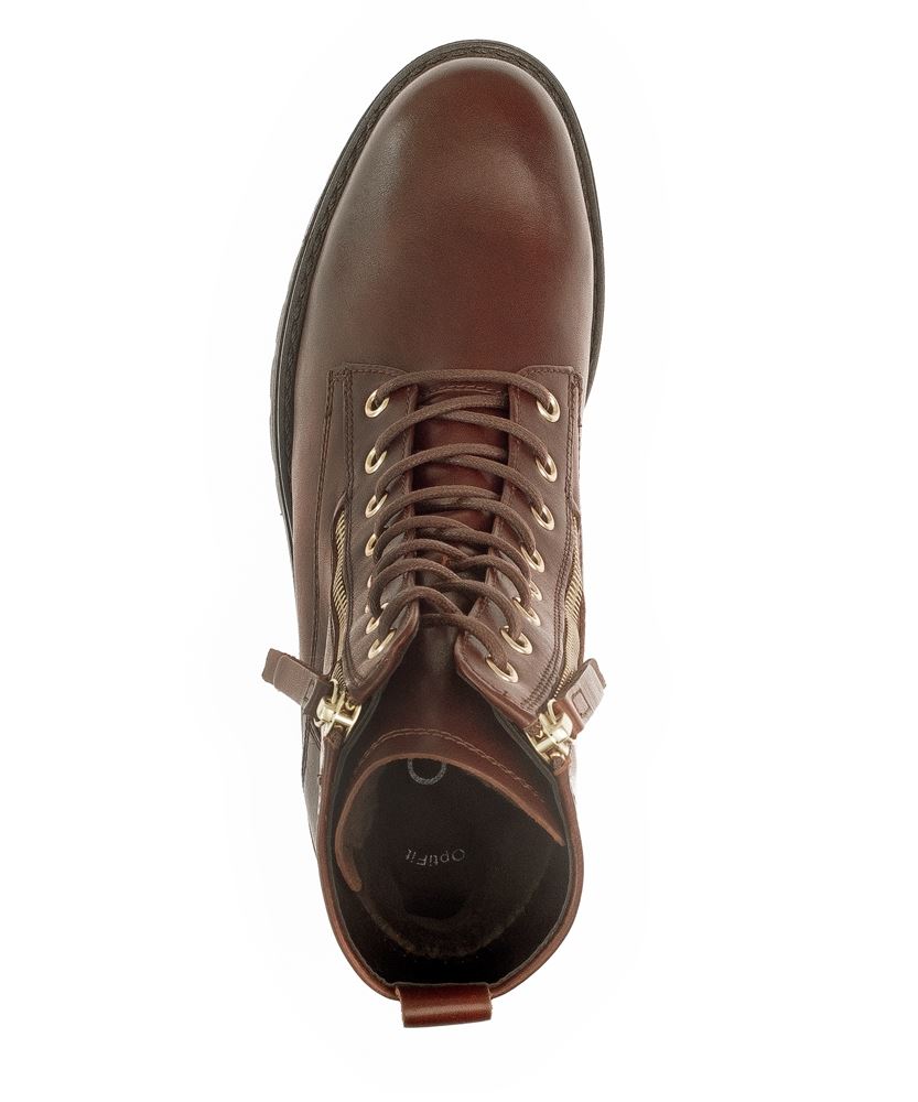 Gabor Biker Boots Leder Wechselfußbett braun S23 32.785.55 