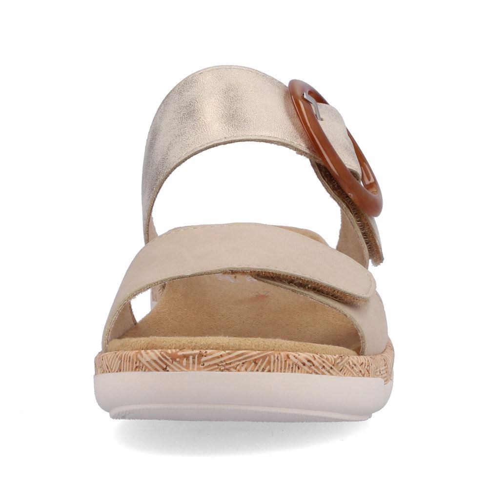 Remonte Damen Pantoletten champagner-beige S13  R6858-60 