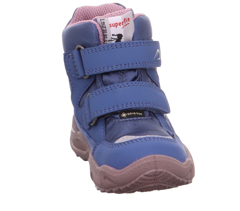 superfit GLACIER Winterstiefel warm wasserdicht GoreTex blau lila 1-009221-8030 22 | blau/lila | 