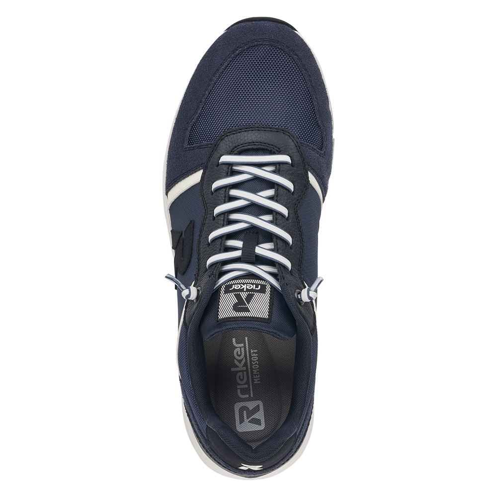 Rieker R- Evoluition Herren Sneaker blau S12 07001-14 46 | uniform/uniform | G