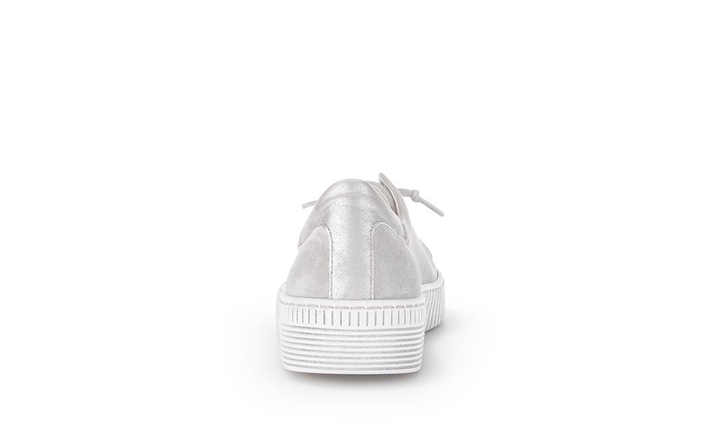 Gabor Sneaker low Rauleder Wechselfußbett grau S13  23.331.19 