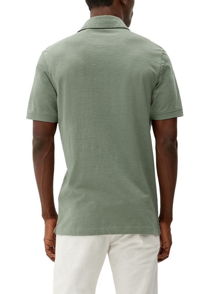 s.Oliver Poloshirt aus Slub - Jersey einfarbig 2113344 
