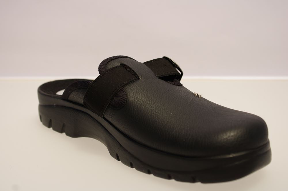 Fly Flot Hausschuh Hauspantolette schwarz 882186 39 | schwarz | 