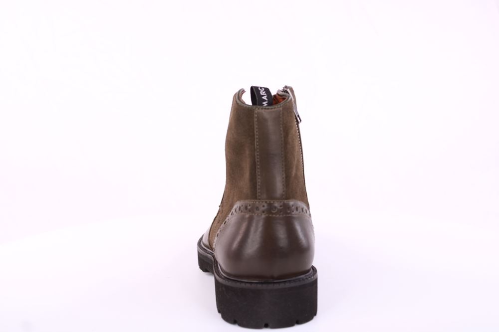Marc Shoes NATHAN Herren Schnürboot Brogue Lochverzierung grün olive  S21 831631 