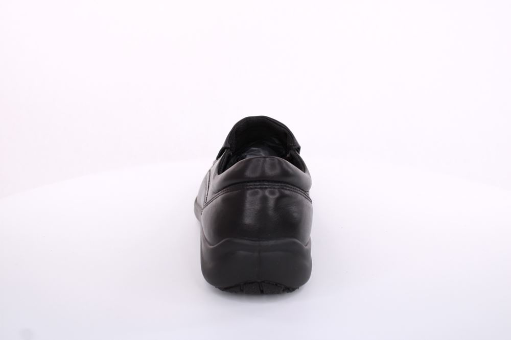 Imac Herren Slipper Schlupfschuh Leder klassisch schwarz S13 350600 
