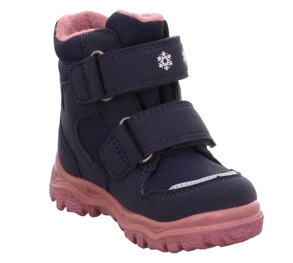 superfit HUSKY Mädchen Winterstiefel Wasserdicht Gore Tex Blau Rosa 1-000045-8010 
