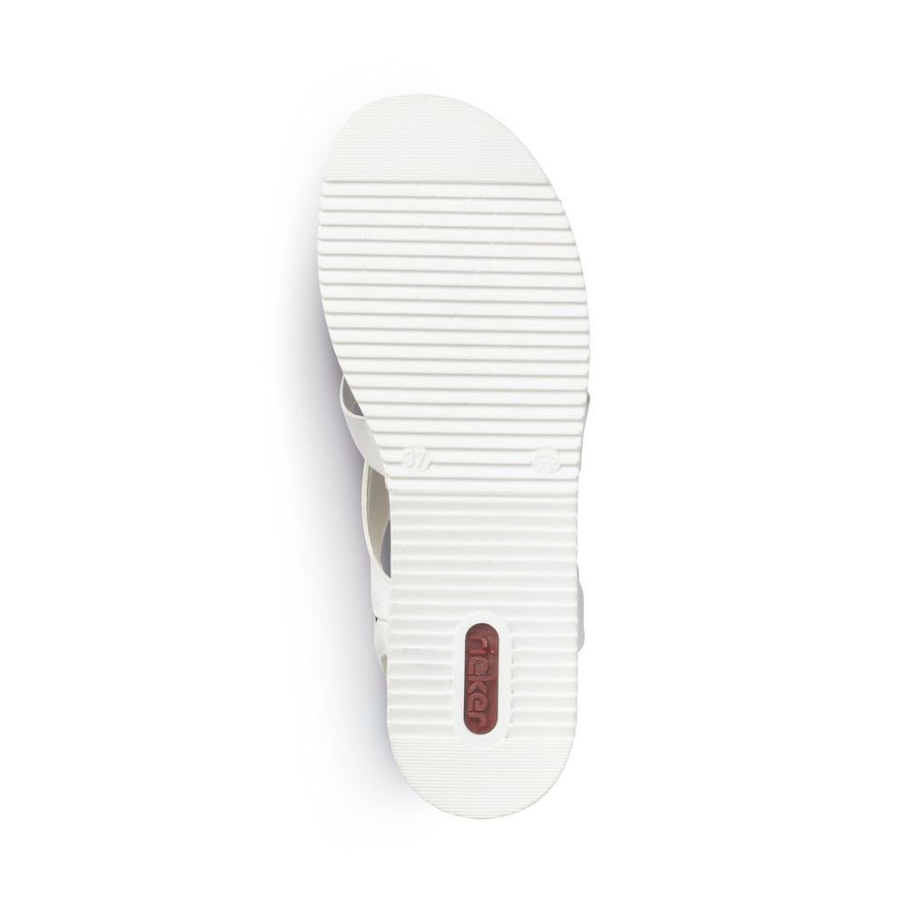 Rieker Sandale Gummizug weiß V02Y5-80 41 | weiss | E