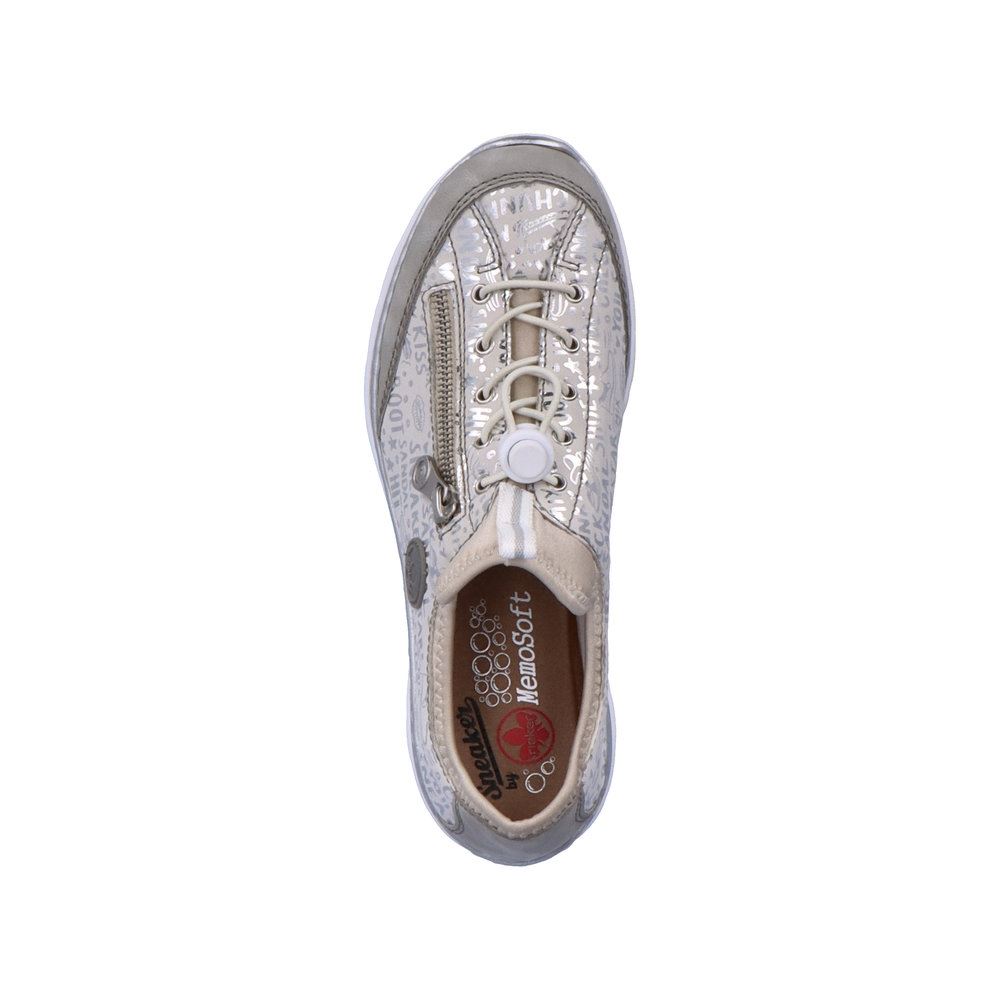Rieker Antistress Damen Slipper Halbschuh Memosoft- Decksohle grau S13 L3272-40 