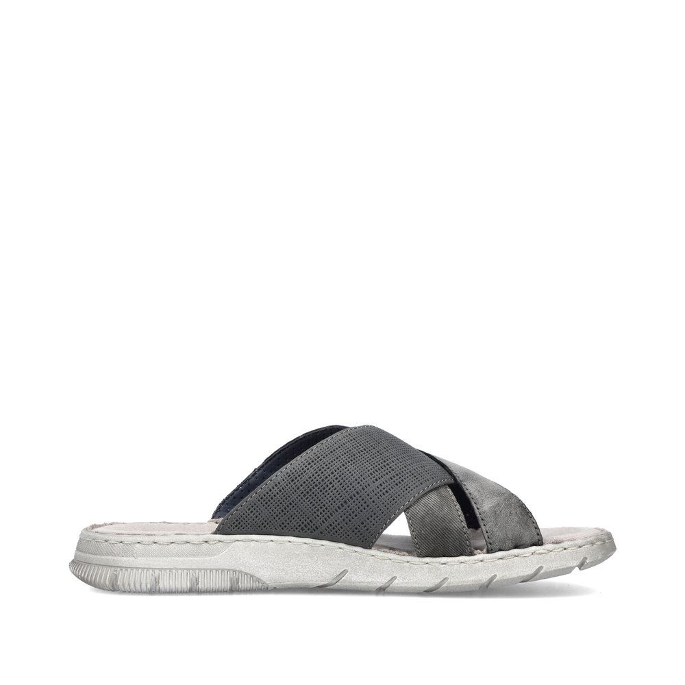 Rieker Antistress Herren Pantoletten mondgrau S13  25289-45 