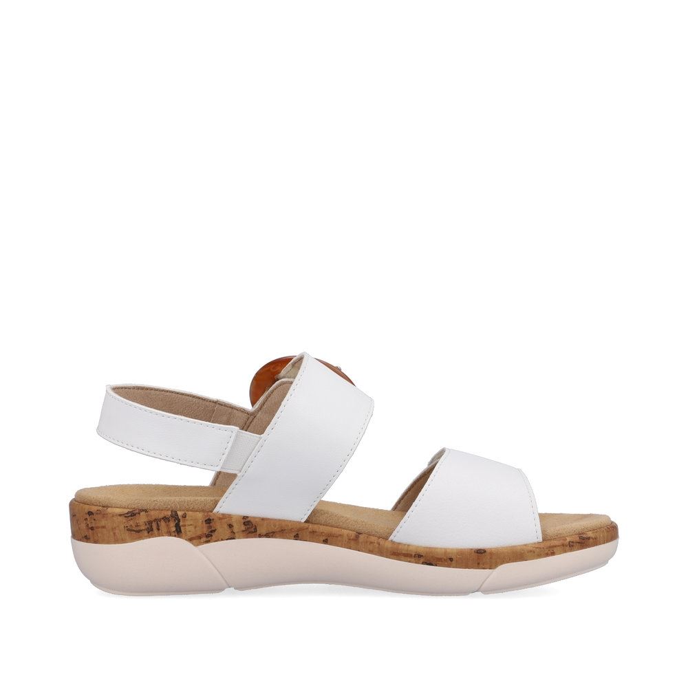 Remonte Damen Riemchensandalen edelweiß S13  R6853-80 