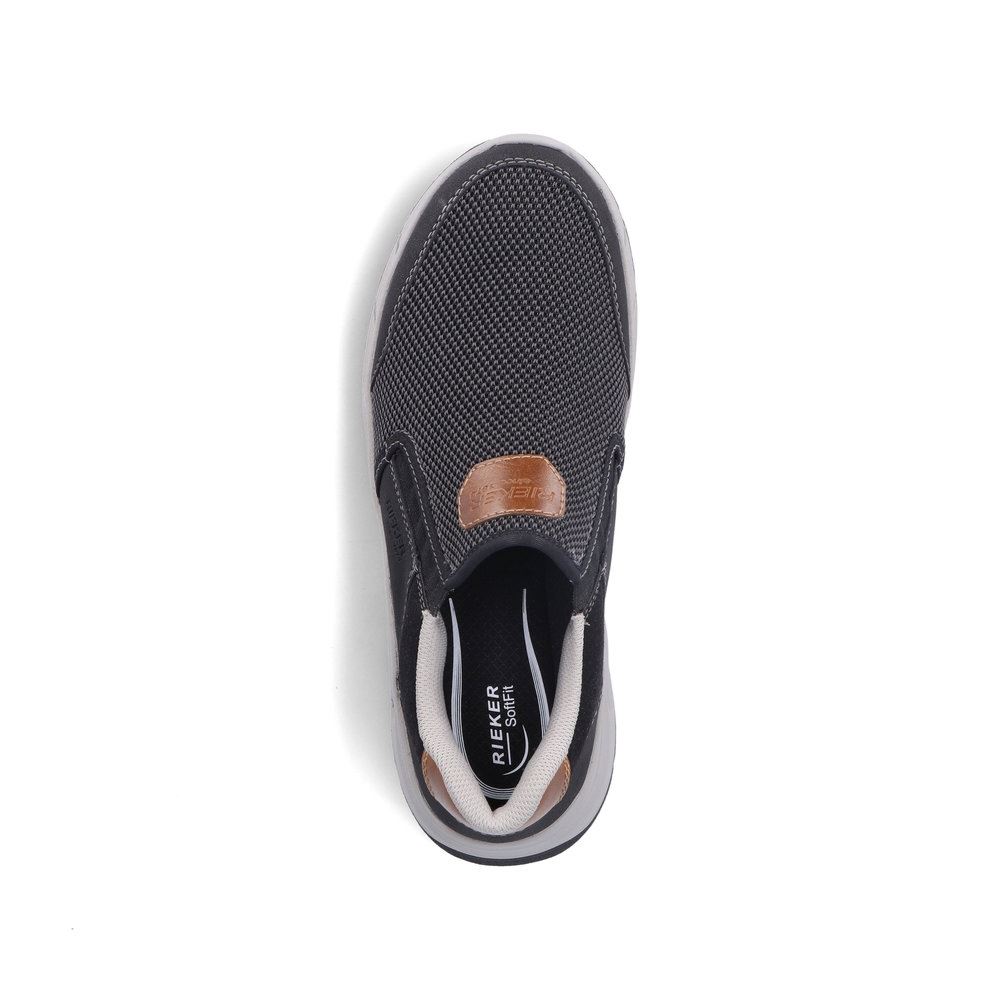 Rieker Antistress Herren Slipper Schlupfschuh schwarz S13 19150-00 