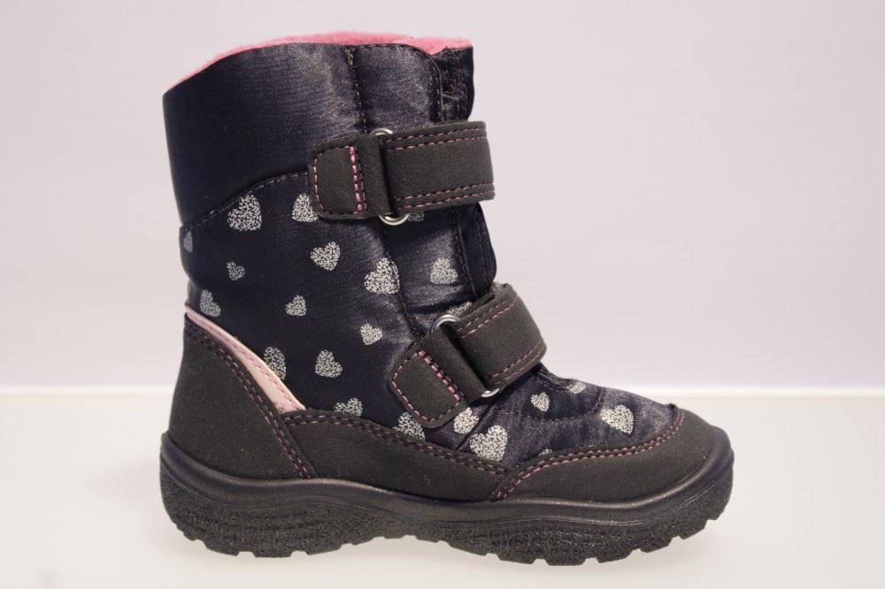 Superfit Stiefel GoreTex wasserdicht warm blau rosa Klettverschluss  3-09091-80 