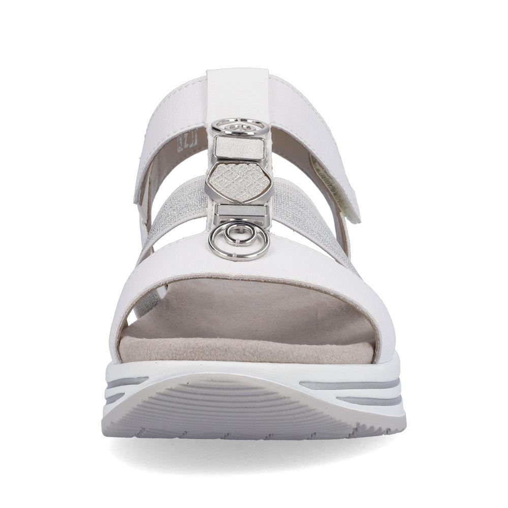 Remonte Damen Riemchensandalen edelweiß-mondgrau S13 R2962-80 