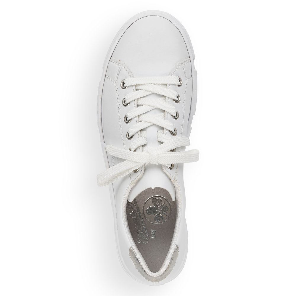 Rieker Antistress Damen Sneaker Schnürhalbschuh weiß S13 N59W1-80 
