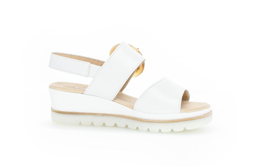 Gabor Sandalette Keilabsatz weiß S13  24.645.21 