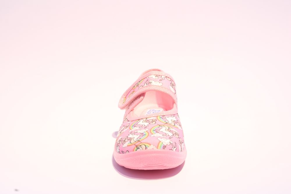 Beck Hausschuh Mädchen Einhorn rosa 691/03 